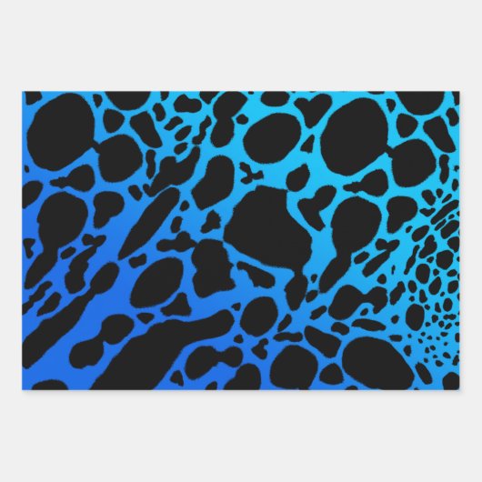 Blue Poison Dart Frog Geschenkpapier Set (Vorderseite)