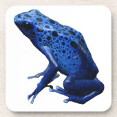 Blue Poison Dart Frog Getränkeuntersetzer (Vorderseite)