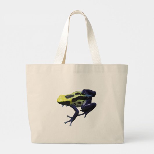 Blue Poison Dart Frog Jumbo Stoffbeutel (Rückseite)