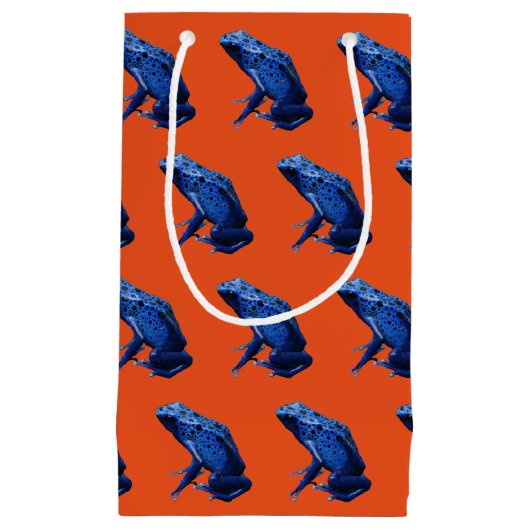 Blue Poison Dart Frog Kleine Geschenktüte (Vorderseite)