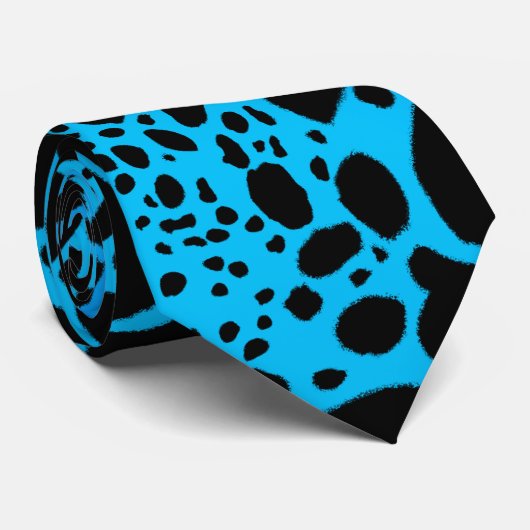 Blue Poison Dart Frog Krawatte (Gerollt)