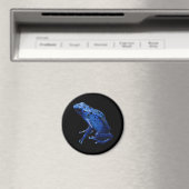 Blue Poison Dart Frog Magnet (In Situ (Geschirrspüler))