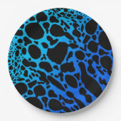 Blue Poison Dart Frog Pappteller (Vorderseite)