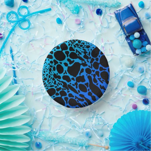 Blue Poison Dart Frog Pappteller (Party)