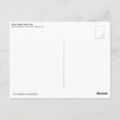 Blue Poison Dart Frog Postkarte (Rückseite)