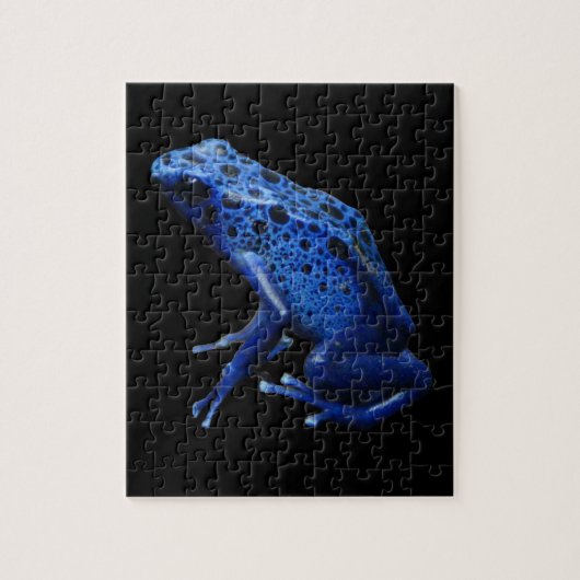 Blue Poison Dart Frog Puzzle (Vertikal)