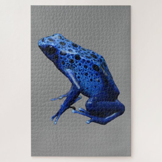 Blue Poison Dart Frog Puzzle (Vertikal)