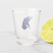 Blue Poison Dart Frog Schnapsglas (Rückseite)