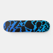Blue Poison Dart Frog Skateboard (Horizontal)
