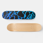 Blue Poison Dart Frog Skateboard (Horizontal)