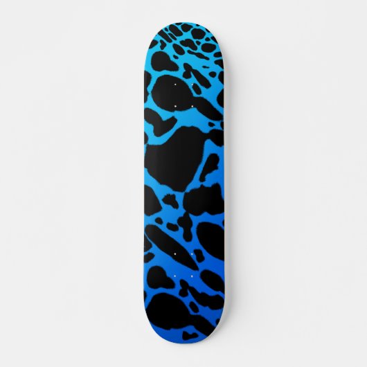 Blue Poison Dart Frog Skateboard (Vorne)
