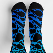 Blue Poison Dart Frog Socken (Oben)