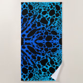 Blue Poison Dart Frog Strandtuch (Vorderseite)