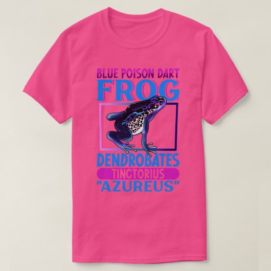 Blue Poison Dart Frog T-Shirt (Design vorne)