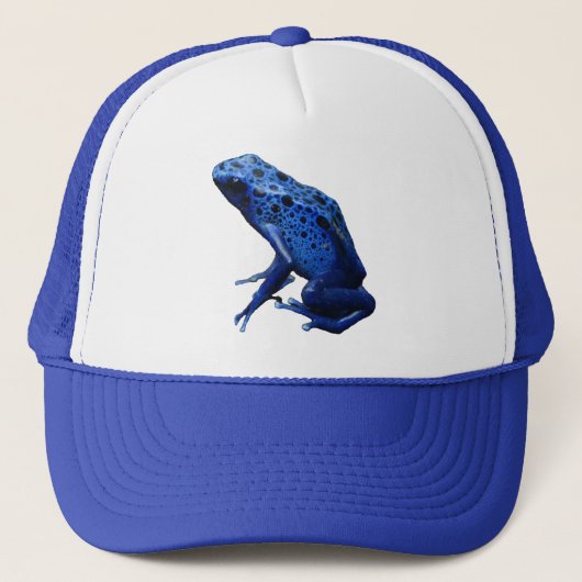 Blue Poison Dart Frog Truckerkappe (Vorderseite)