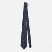 Blue Poison Dart Frosch Neck Tie Krawatte (Vorderseite)