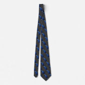 Blue Poison Dart Frosch Neck Tie Krawatte (Rückseite)