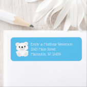 Blue Polar Bear Baby Dusche (Insitu)