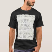Blue Police Public Call Box - Erklärungen 2 T-Shirt (Vorderseite)