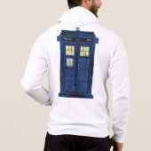 Blue Police Public Call Box - UK Time Travel 1 Hoodie (Rückseite)