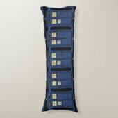 Blue Police Public Call Box - UK Time Travel 1 Seitenschläferkissen (Vorderseite Vertikal)