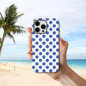 Blue Polka Dot Case-Mate iPhone Hülle