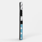 Blue Polka Dot Fade Zebra Print iPhone 5 Fall Case-Mate iPhone Hülle (Hinten/Rechts)