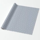 Blue Polka Dot Geschenkpapier (Ungerollt)