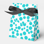 Blue Polka dot Geschenkschachtel (Vorderseite)