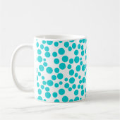 Blue Polka dot Kaffeetasse (Links)