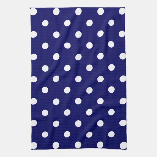 Blue Polka Dot Küchentuch (Vertikal)