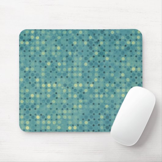 Blue Polka Dot Mousepad (Mit Mouse)