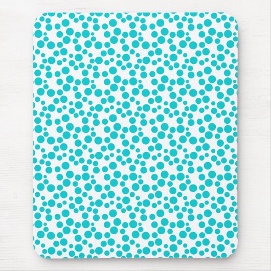 Blue Polka dot Mousepad (Vorne)