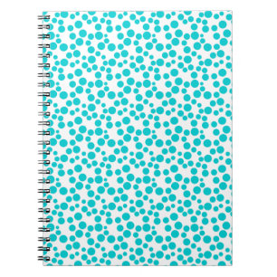 Blue Polka dot Notizblock