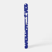 Blue Polka Dot Pattern Phone Case iPhone 16 Hülle (Linke Seite)