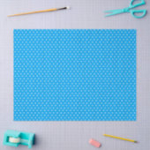 Blue Polka Dot Seidenpapier (Basteln)