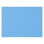 Blue Polka Dot Tischdecke (Vorderseite (Horizontal))