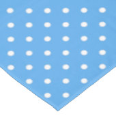 Blue Polka Dot Tischdecke (Schrägansicht)