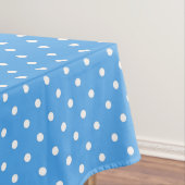 Blue Polka Dot Tischdecke (Beispiel)