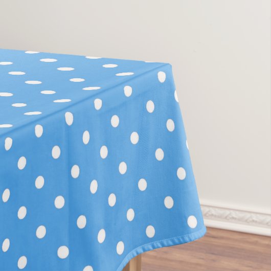 Blue Polka Dot Tischdecke (Beispiel)