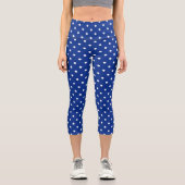Blue Polka Dots Capris (Vorderseite)