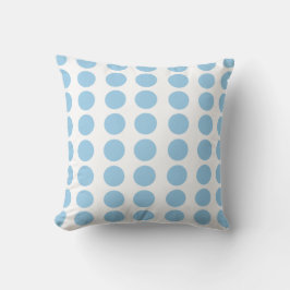 Blue Polka Dots Design Kissen