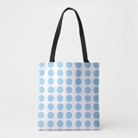 Blue Polka Dots Design Tasche (Vorderseite)