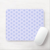 Blue Polka Dots Mouse Pad Mousepad (Mit Mouse)