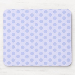 Blue Polka Dots Mouse Pad Mousepad