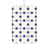 Blue Polka Dots, Polka Dot Pattern, Dots Autolufterfrischer (Vorderseite)