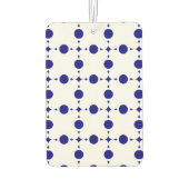 Blue Polka Dots, Polka Dot Pattern, Dots Autolufterfrischer (Rückseite)