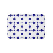 Blue Polka Dots, Polka Dot Pattern, Dots Badematte (Vorderseite)