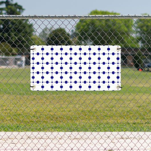 Blue Polka Dots, Polka Dot Pattern, Dots Banner (Insitu)
