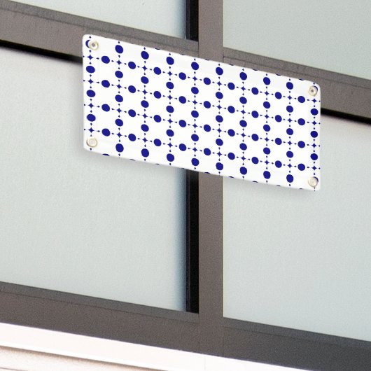 Blue Polka Dots, Polka Dot Pattern, Dots Banner (Äußeres Gebäude)
